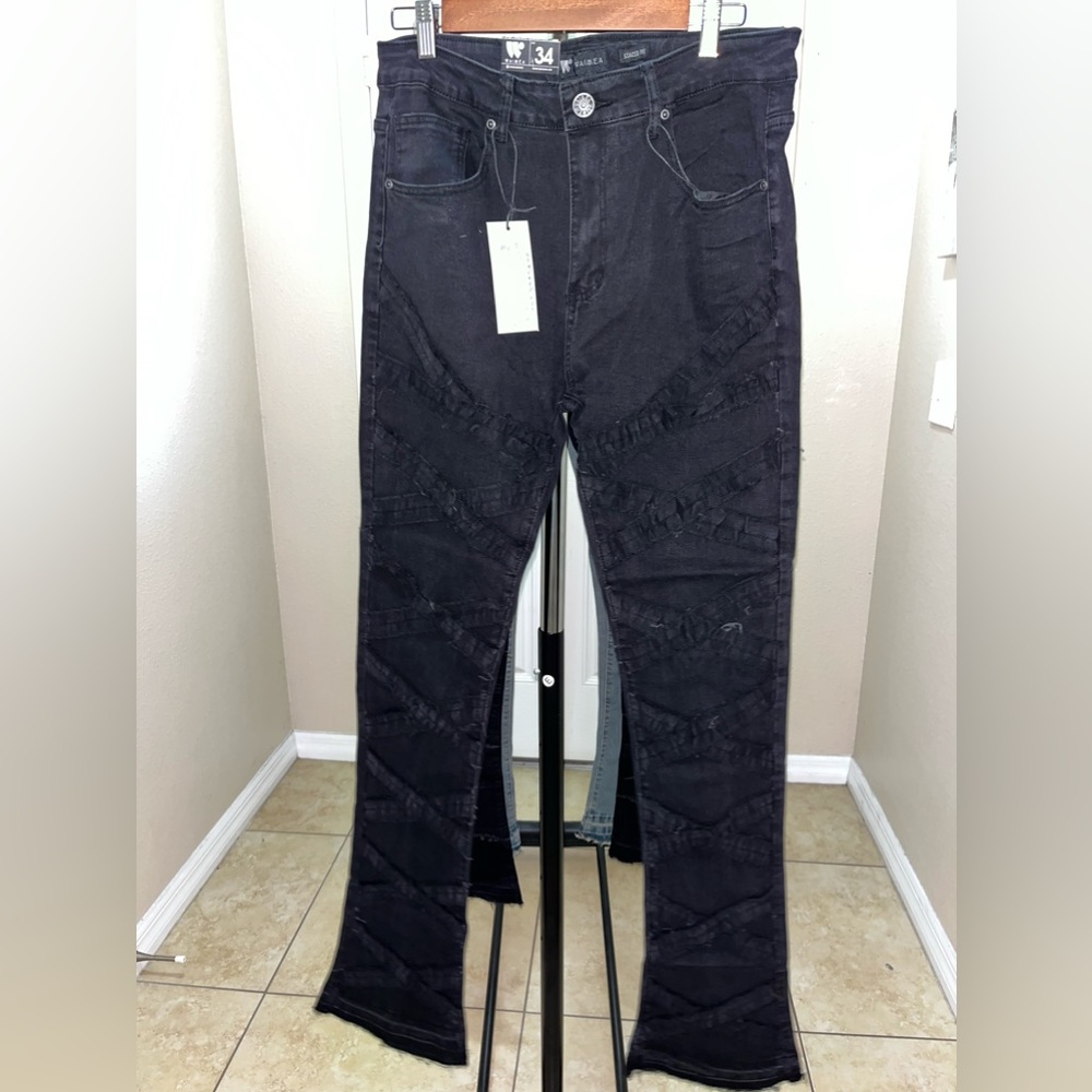 Stacked jeans